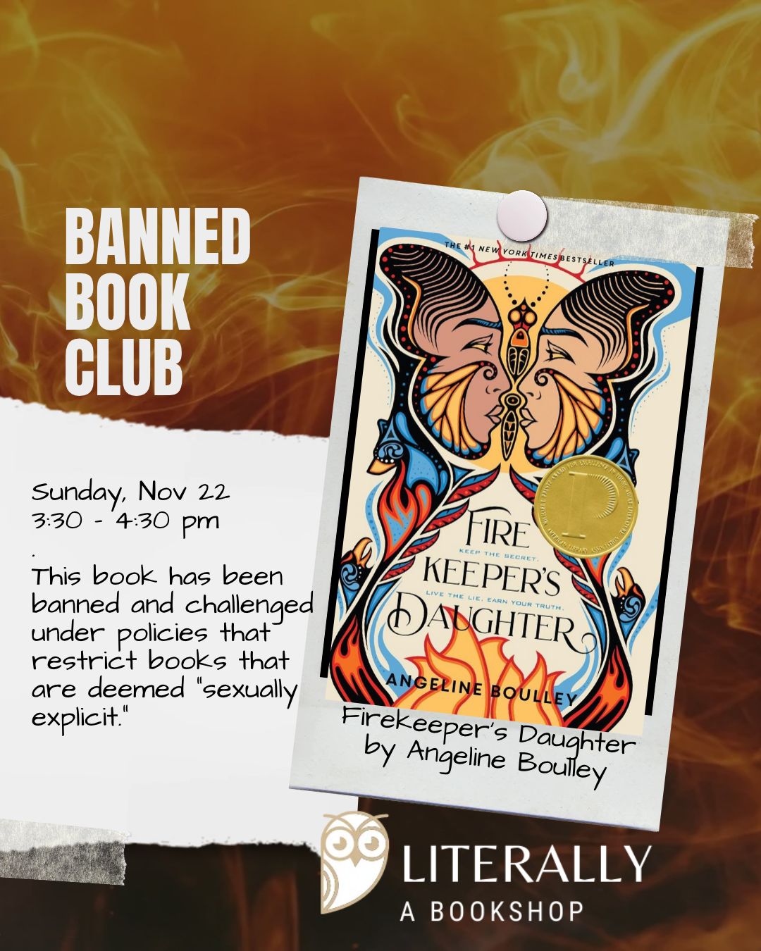 Banned Book Club: Firekeeper's Daughter